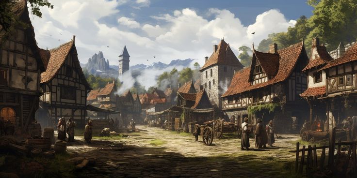 Burning Village: Roaring Inferno & Fire Hazard