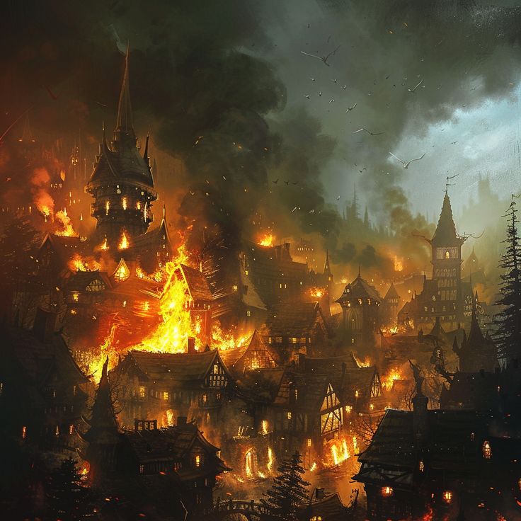 Burning Village: Restored Peaceful Canopy