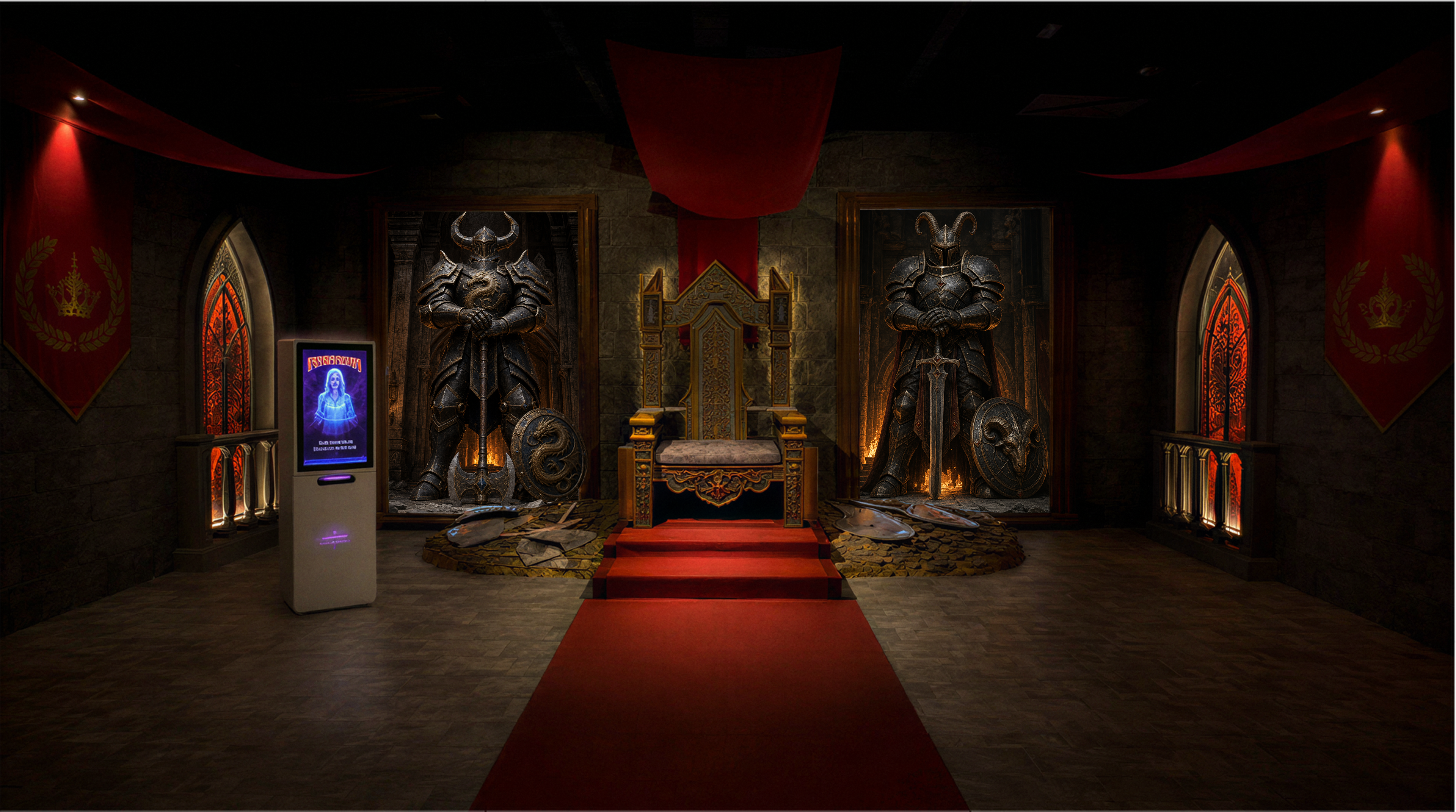 Throne Hall: Anamorphic Master Key Visual