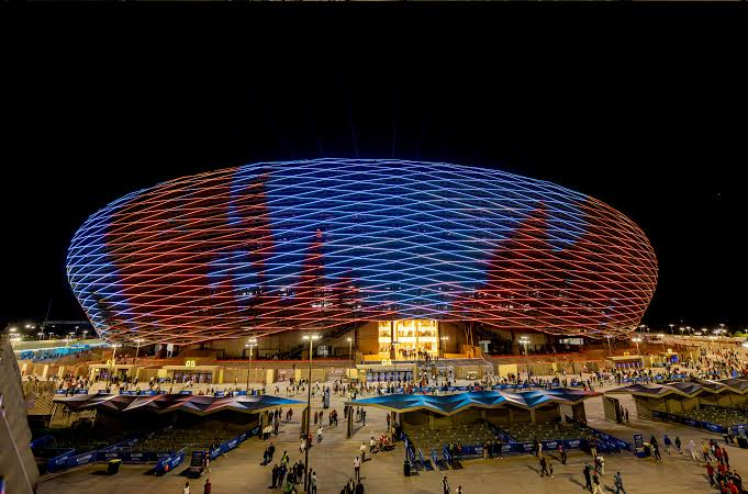 Rabat Stadium — 120s Cinematic Motion Reveal & Living Digital Facade