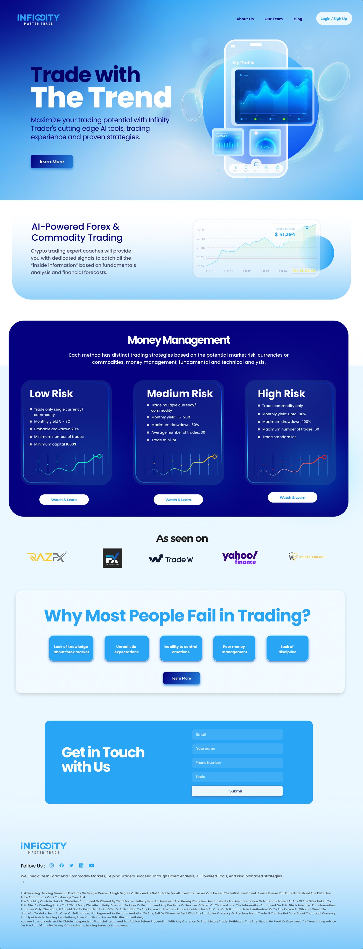 Official Web Platform & High-Converting Landing Page