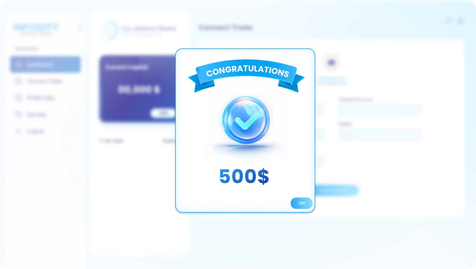 Milestone Incentive & Performance Reward Modal