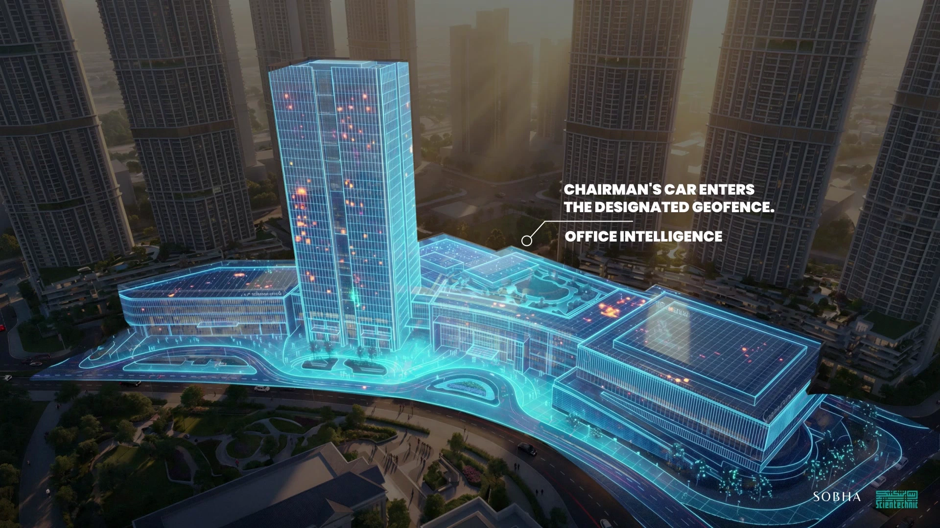 Sobha City — Autonomous Executive Infrastructure, 3D Digital Twin & Smart Building Film