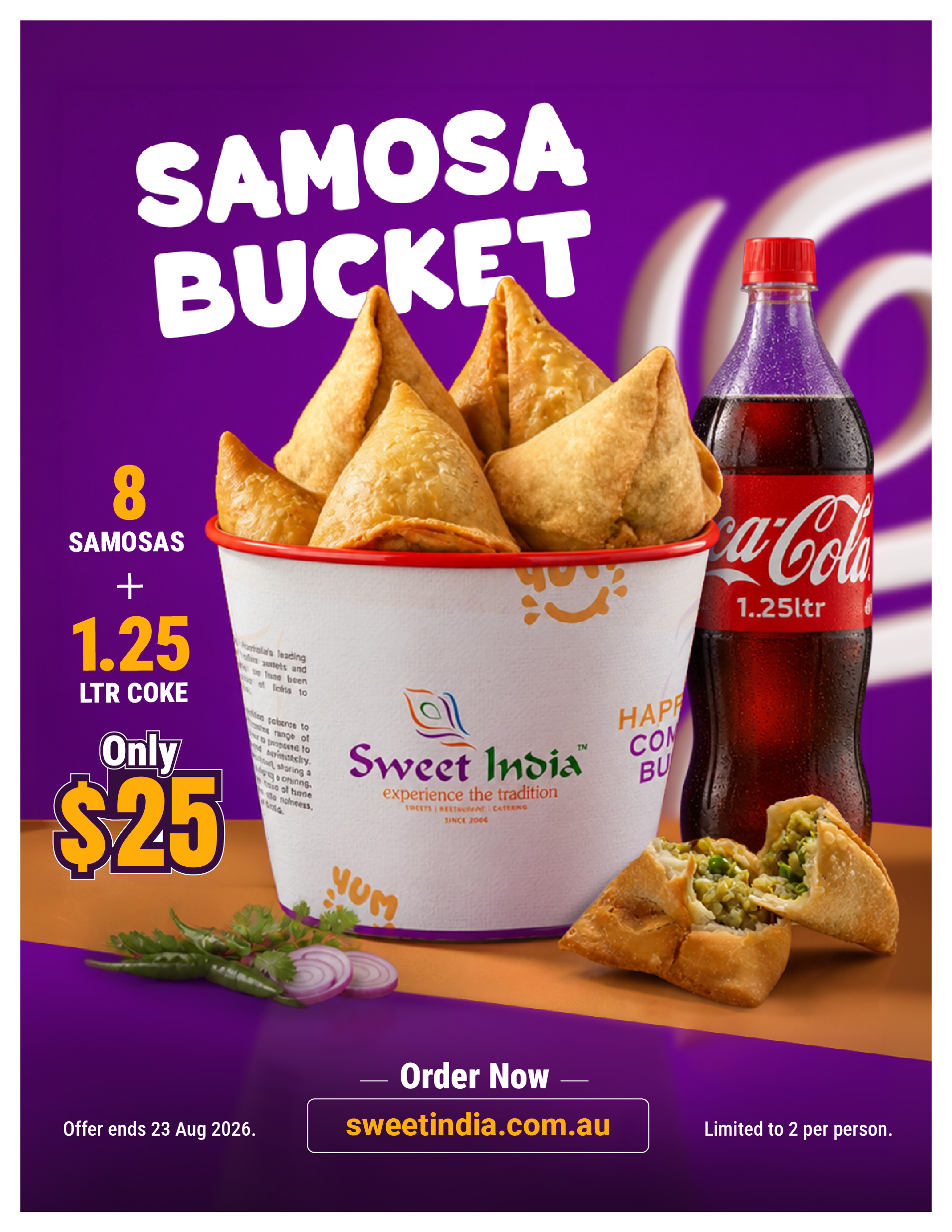 Sweet India Australia — 'Samosa Bucket' 360° Omnichannel Brand & Performance Campaign