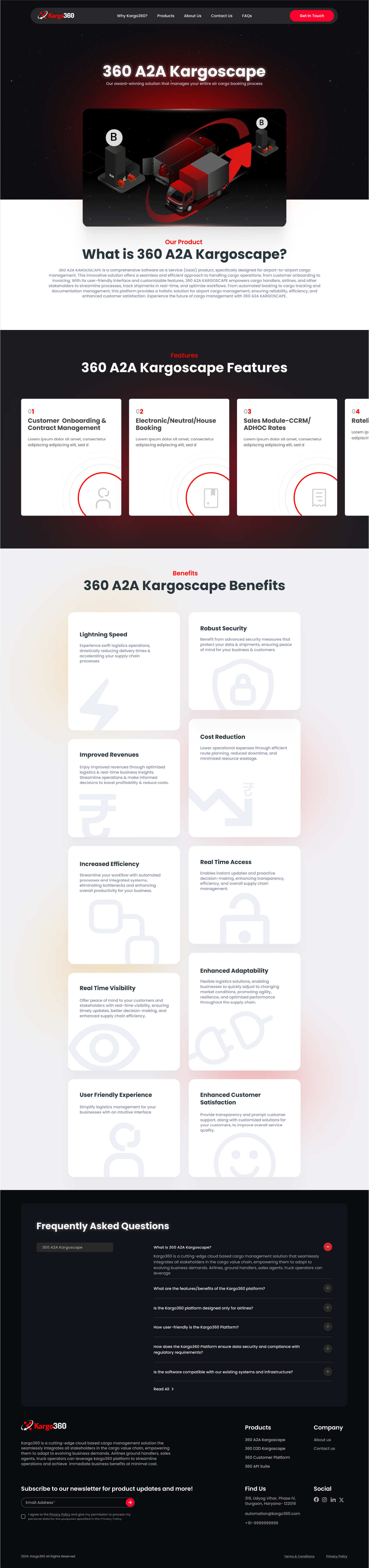 360 D2D (Door-to-Door) Logistics Management
